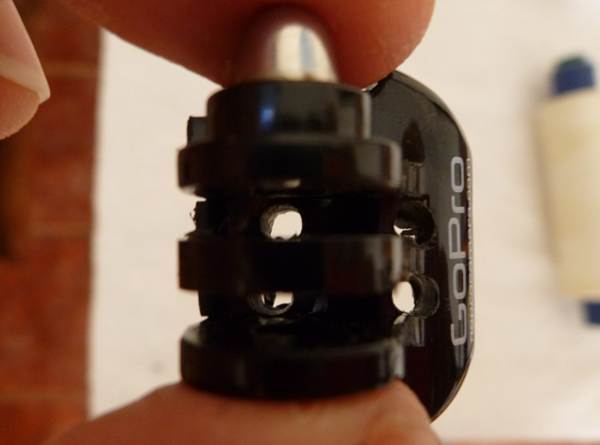 Montage cam�ra GoPro sur masque