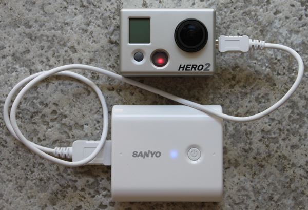 Sanyo Booster et GoPro HD 2