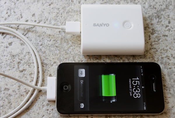 Sanyo Booster et Iphone