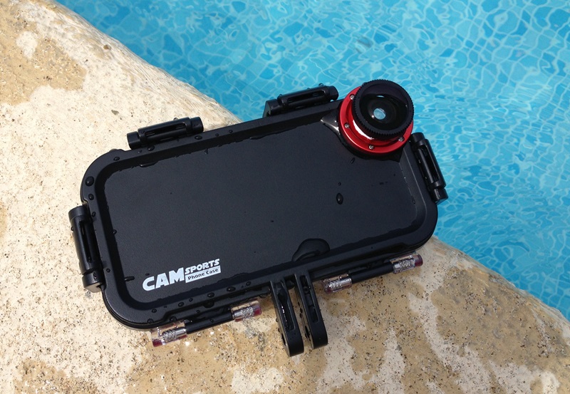 Camsports phone case piscine