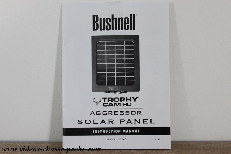 Panneau solaire Bushnell Aggressor 119756