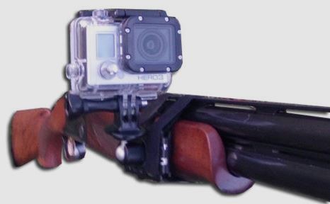 Fixation GoPro sur fusil de chasse 