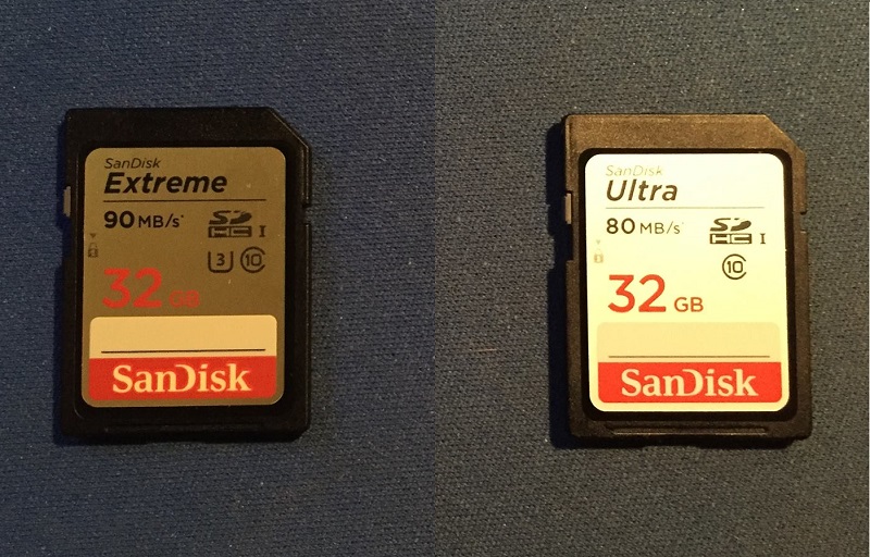 Cartes SDHC Sandisk