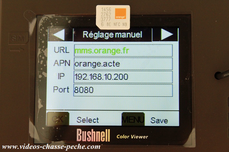 Camra GSM rseau Orange
