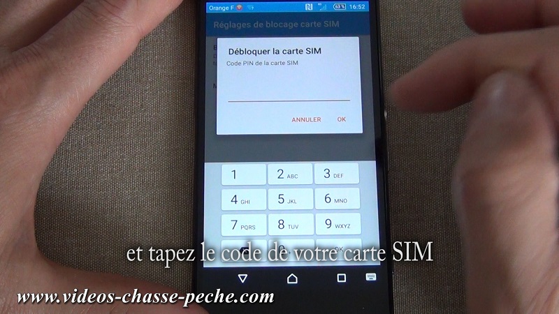 Désactiver code PIN carte SIM sous Android