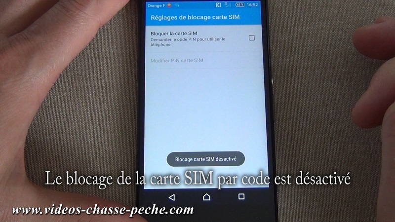 Dsactiver code PIN carte SIM sous Android