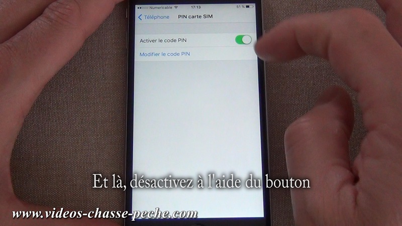 Dsactiver code PIN carte SIM sous IOS