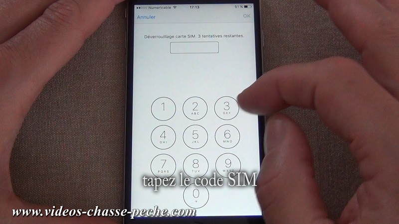 Désactiver code PIN carte SIM sous IOS
