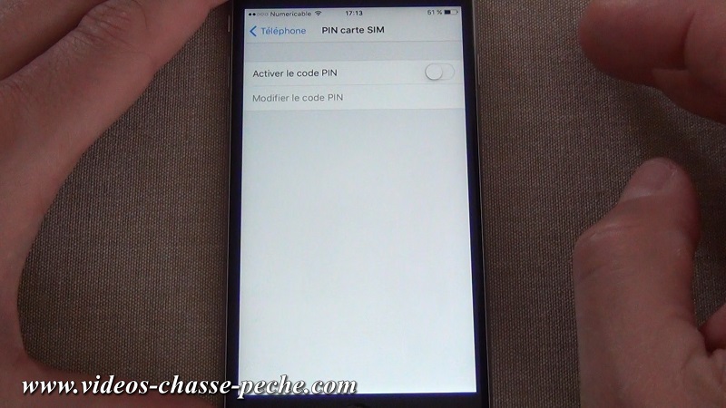 Dsactiver code PIN carte SIM sous IOS