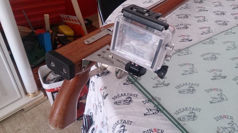 GoPro fusil harpon teak sea