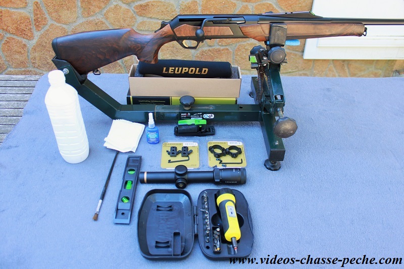 Montage lunette de vise Leupold VX6