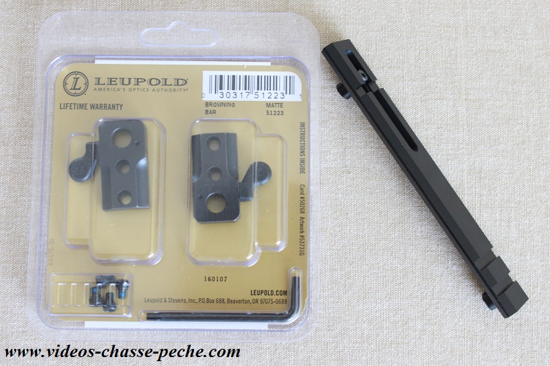 Montage pivotant Leupold QR rail Weaver