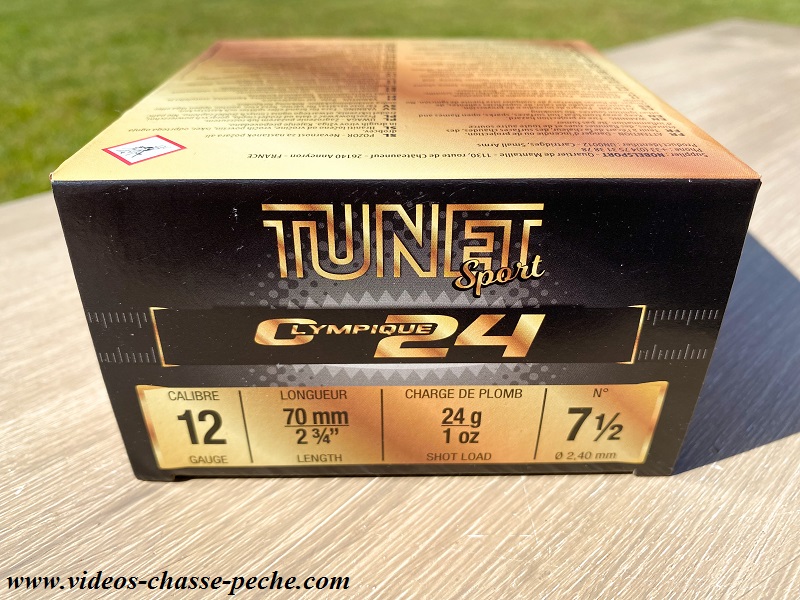 Tunet Olympique 24 - Cartouche ball-trap 24g