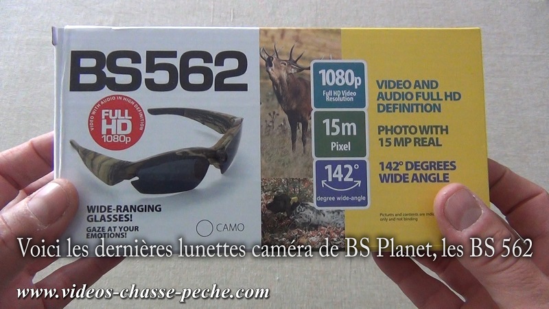 BS 562 lunettes camra HD