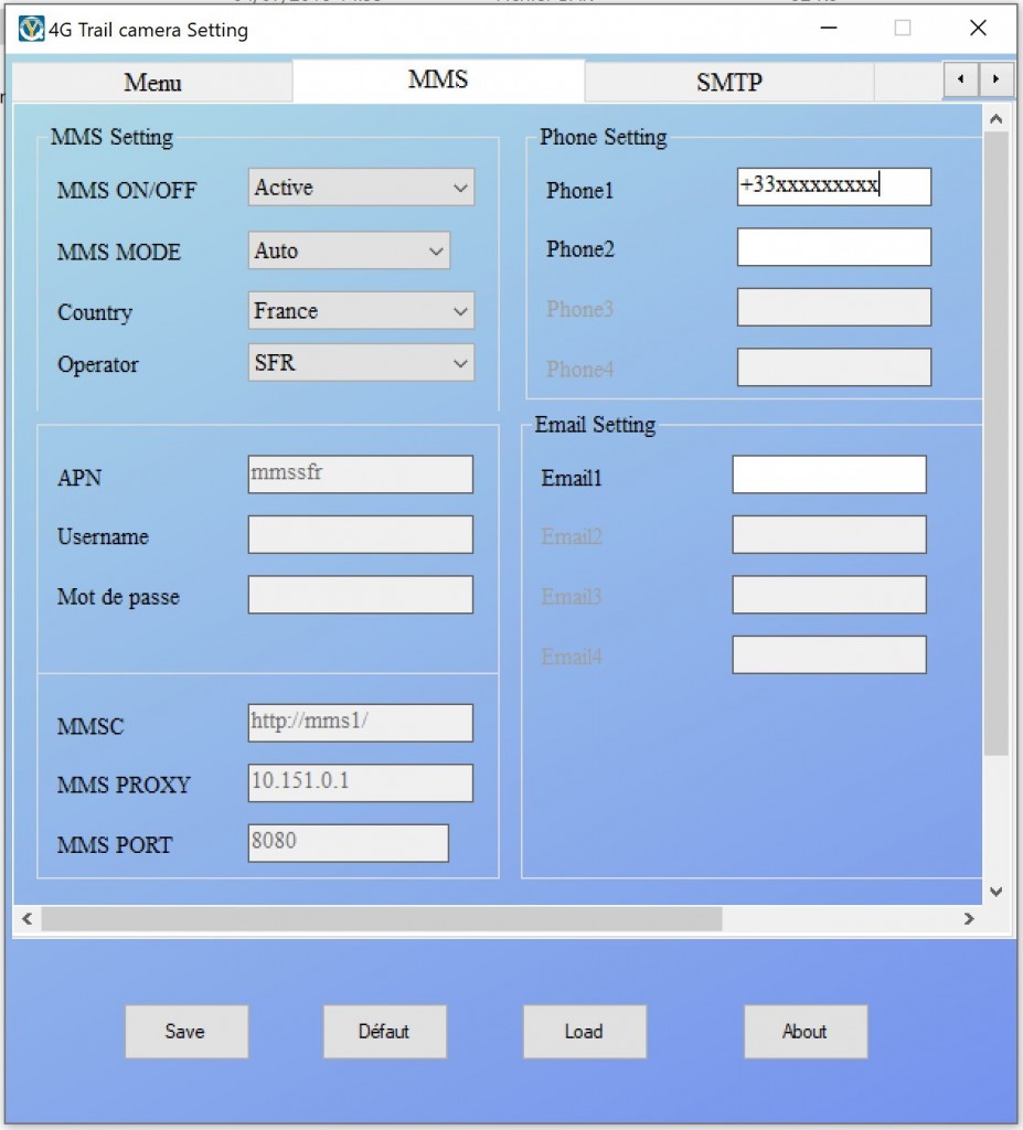 SUNTEK HC 900 LTE avec SFR