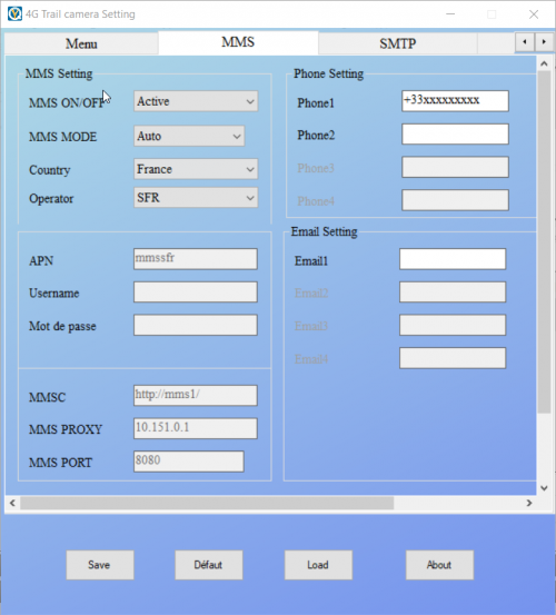 SUNTEK HC 801 M/G avec SFR