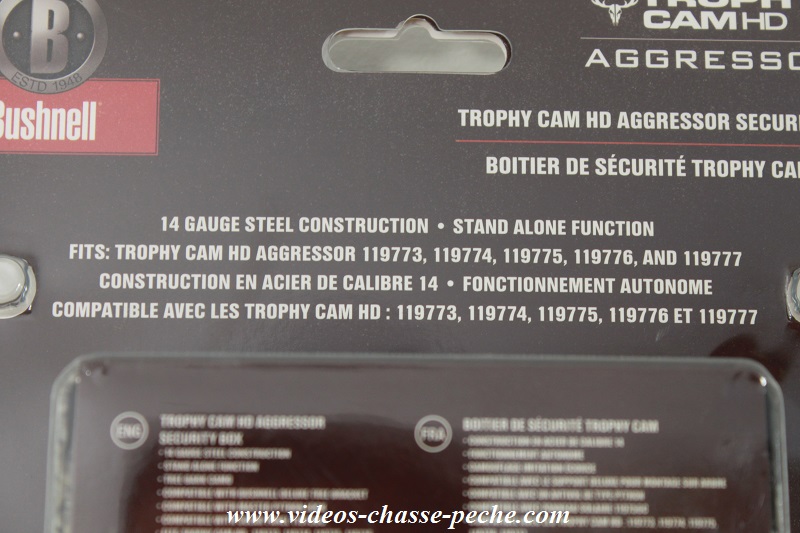 Caisson sécurité Bushnell Trophy Cam Aggressor