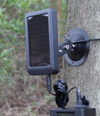 Alimentation externe pour pige photographique (trail camera)