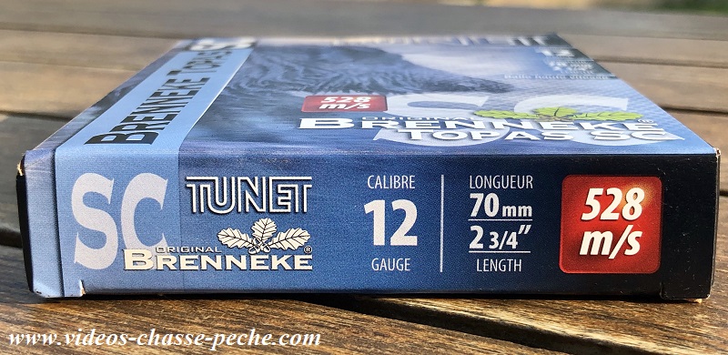 Balle Brenneke sous calibrée