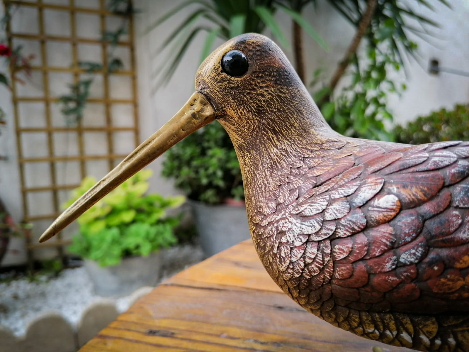 Bécasse bois et bronze