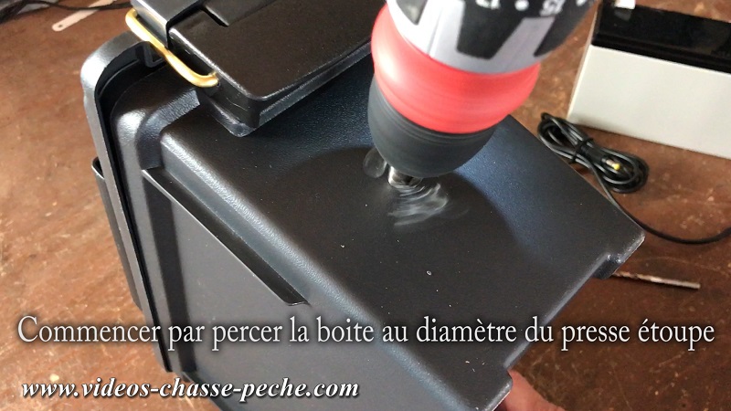 alimentation externe piège photographique