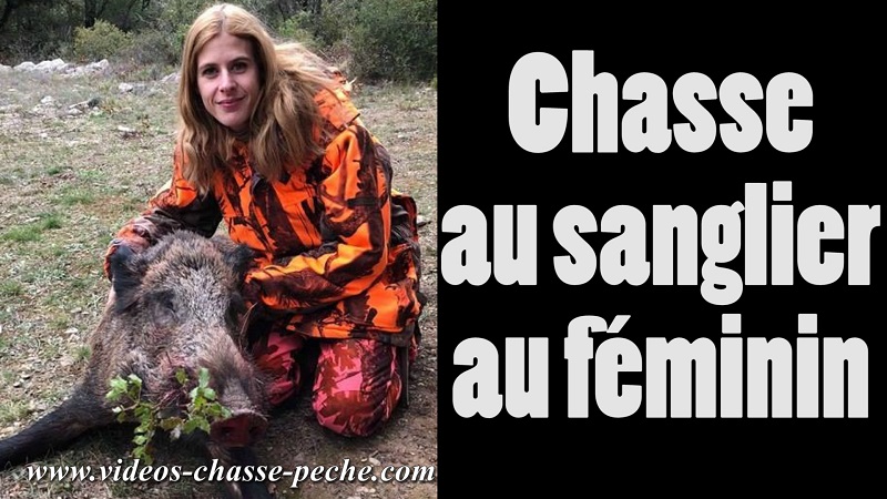 Chasse au sanglier 2018 au fminin - Chasseresse