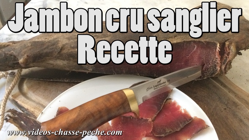 Jambon cru de sanglier